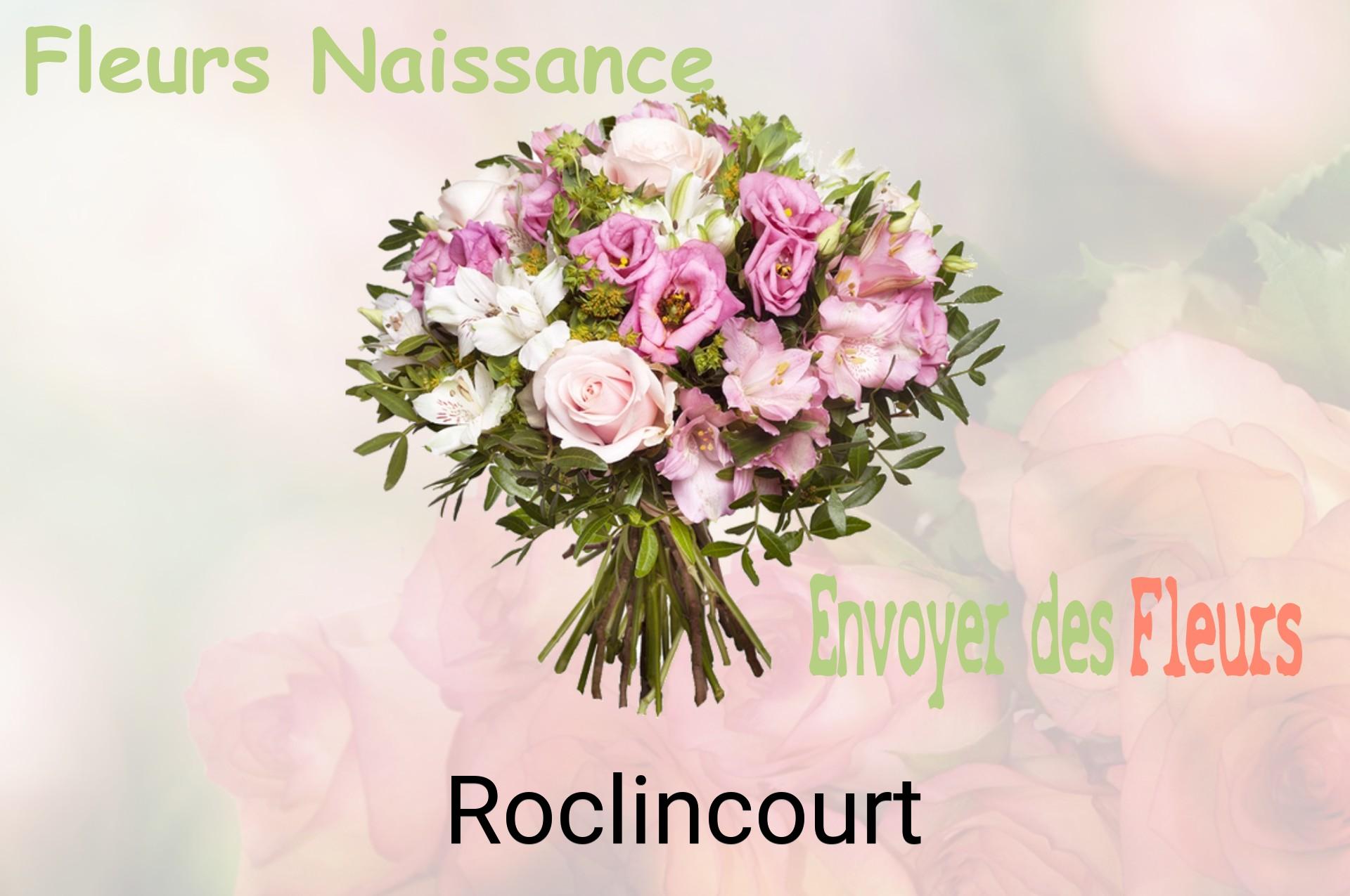 Bouquet de fleurs de naissance livré à Roclincourt