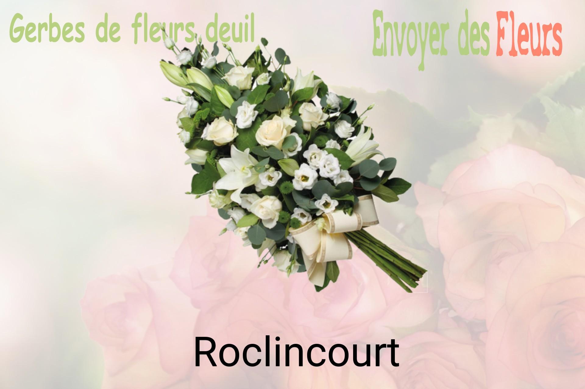 Gerbe de fleurs de deuil livrée à Roclincourt